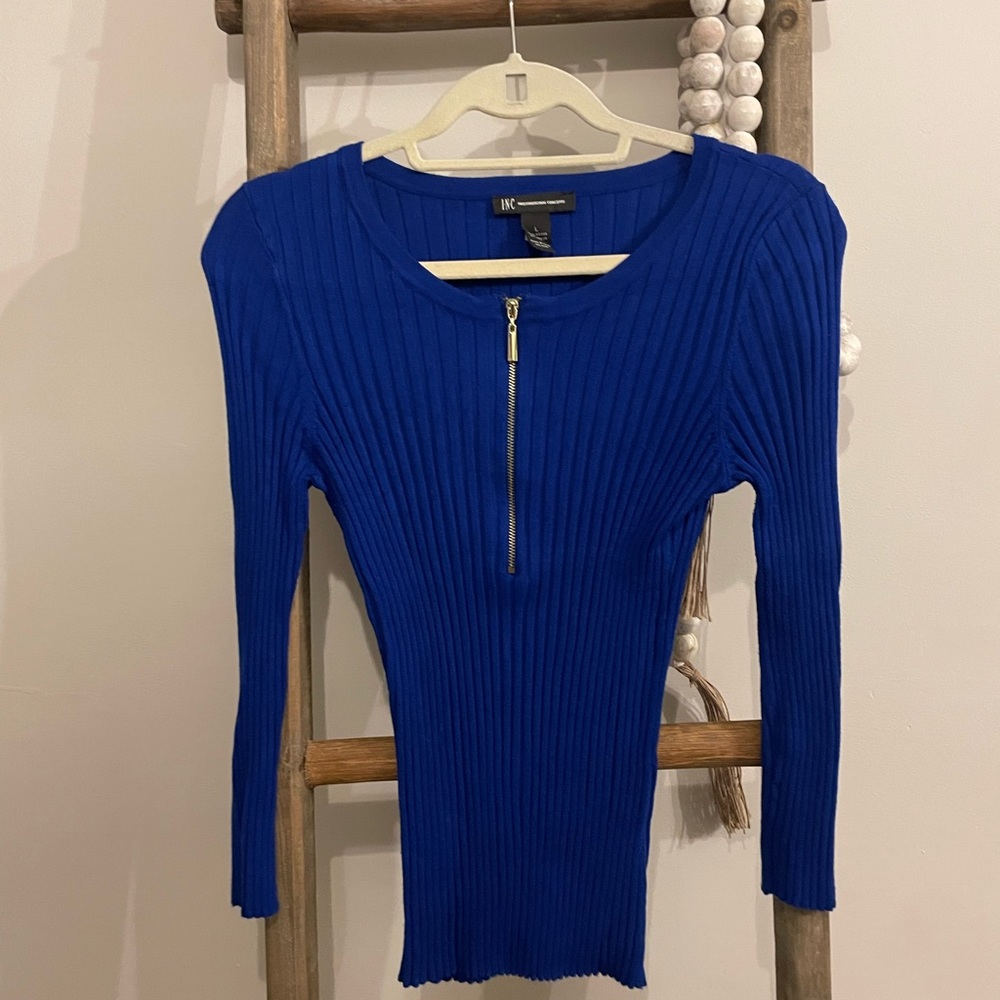 INC royal blue womens too Large